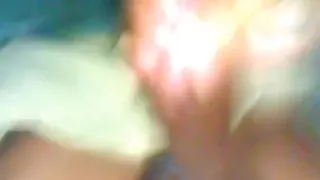 Wife give a admirable hand job