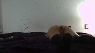 Nina enjoys her large fake penis