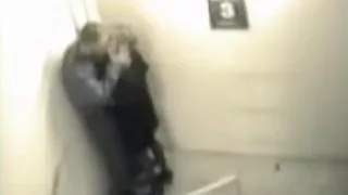 Stairway sex caught on tape