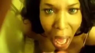 Swarthy sucks 10-Pounder and acquires giant facial