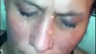 Biggest facial on ex-gf