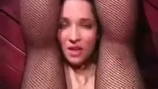 Legs up anal and spunk fountain