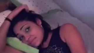 Gorgeous swarthy legal age teenager girlfriend getting white knob