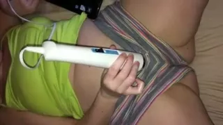 Wifey soaking juicy masturbating