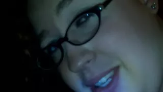 Alyssa sucks her man off