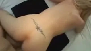 Non-Professional girl receives her slit filled with jism