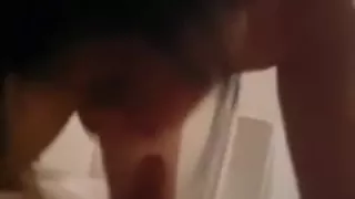 Oriental beauty make a cheerful pecker