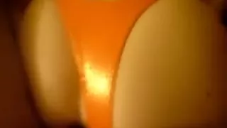 Large a-hole bikini doggy fuck