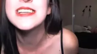 Large mounds nympho sex tool plays on web camera