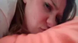 Breasty cutie with braces receives fine facial