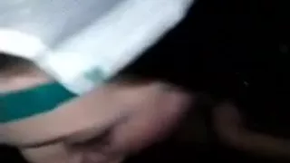 Breasty girlfriend making his ding-dong hard with her face hole