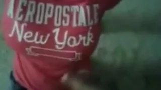 Candace sucks a freak 10-Pounder for facial