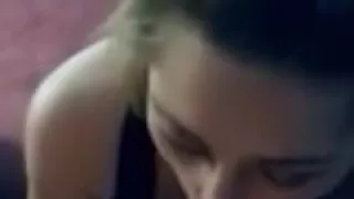 College girlfriend gives soaked blow job after yoga workout