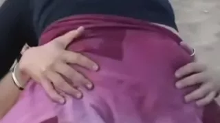 mad hotty rides her boyfriend  in public