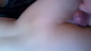 Jizz Flow on the wifes butt