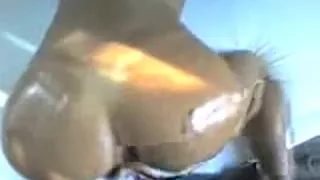 Amazing oiled butt anal