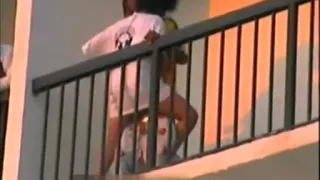 Ghetto whore copulates and talks with neighbour