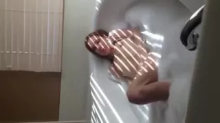 Cutie twerking in her washroom