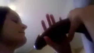 Fellow tapes his girlfriend handling a BBC