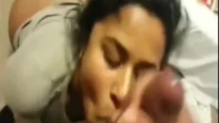 Indian cutie asking to cum on her face