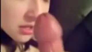 Intimate school gal gives delightsome oral job