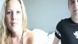 Spanish non-professional college pair 1st time on tape