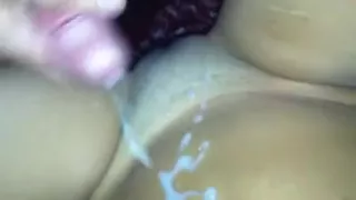 Taut hotty pov cookie fuck and jizz flow