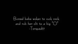 Wife cums rubbing her wet crack and engulfing knob