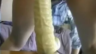 Wife biggest sex toy anal
