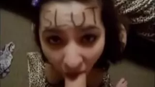 Write S.L.YOU.T on my forehead and let me engulf u