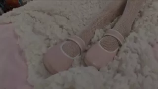 Hawt angel in fishnets fucking like wild