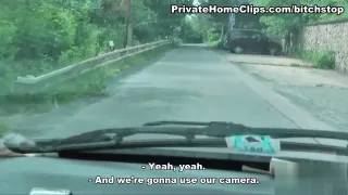 BitchStop Movie: Michala near the pond