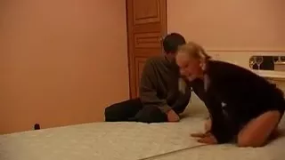 Cute blonde chick rides my stiff rod