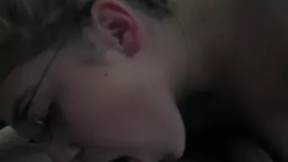 This breasty non-professional wife is one hell of a bitch. The mother i'd like to fuck is wearing glasses whilst engulfing my hard penis.