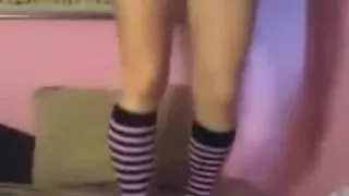 Ideal Body Legal Age Teenager With Flawless Set Of Milk Cans Homemade Show