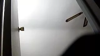 girlfriend getting clothed on hidden livecam