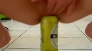 Legal Age Teenager redhead dilettante glass stuff..RDL