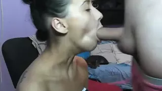 Claire gets a nice facial from me