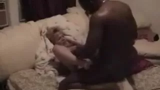 My ebony cock in Sarah's wet pussy