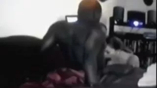 BBW Fucking Her Black Bull on Webcam