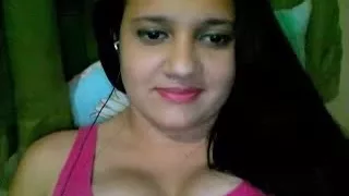 Brasileira Grandes Peitos na Cam