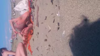 Candid Sexy Teen Beach Feet with Faceshot