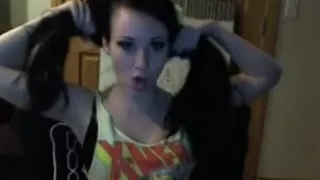 Hot camgirl in lace panties