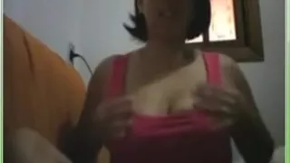 I am being nasty in my amateur brunette porn clip