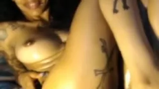 Fine toy in my sexy ebony globes