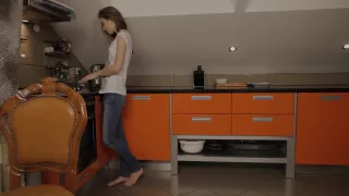 Cook hot anal and orgasm