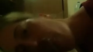Love's sucking my cock