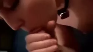 Sucking off my lover's hard chopper