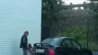 spying on slut for black cock