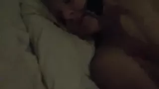 laura dildo on phone with black lover 2